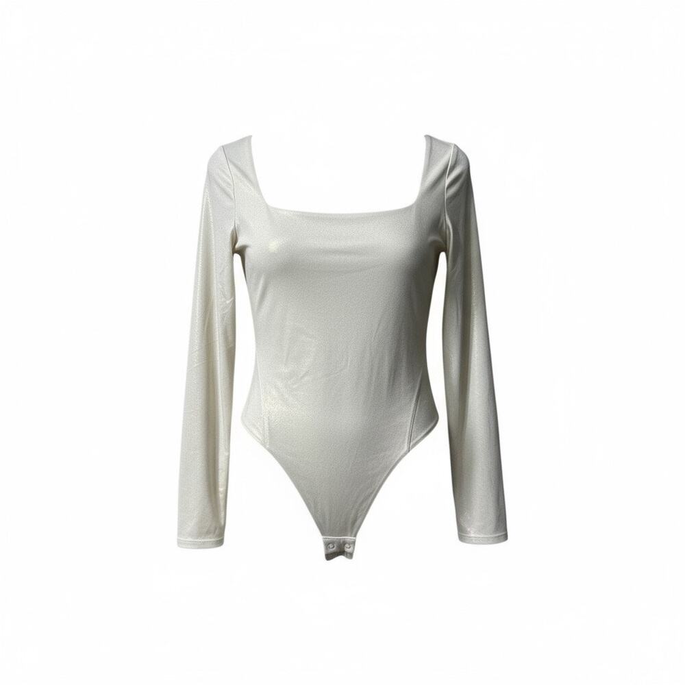 Lululemon Square-Neck Bodysuit Nulu Long Sleeve Thong Cut XS W3INRS LXBO NWT